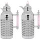 طقم ترامس سارة السيف غاليري، 1/1 لتر، يد كريستال، حافظة داخلية زجاج حراري، هيكل خارجي استيل - فضي product image 1