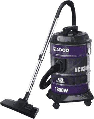 مكنسة نادكو، 1800 واط، 21 لتر، NCV3800 - ازرق اسود product image