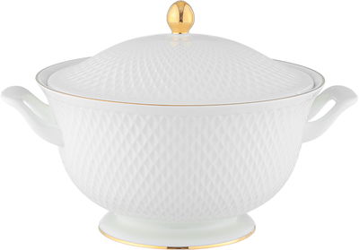 طقم سفرة بورسلان السيف غاليري، 66 قطعة - ابيض product image 12