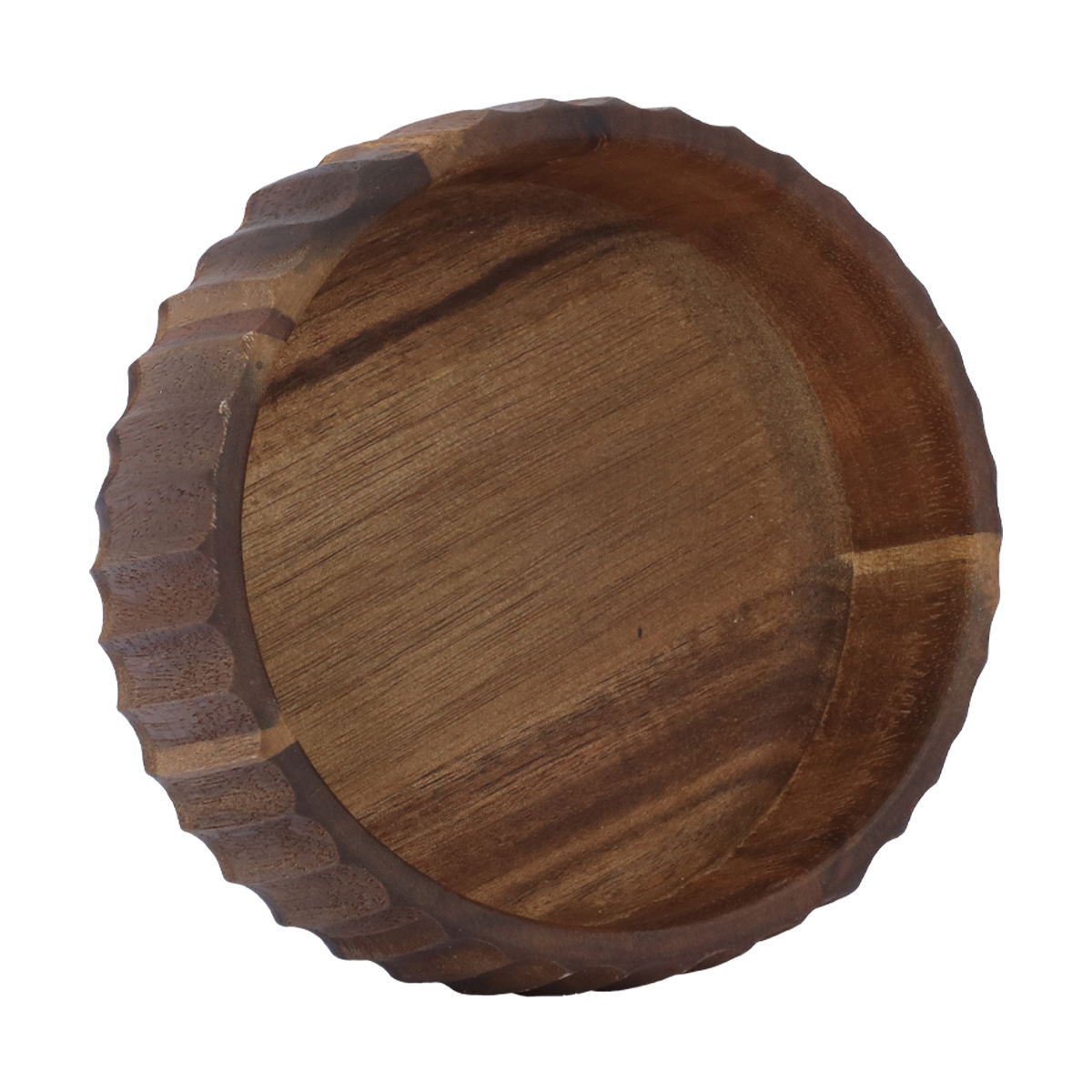 Al Saif Gallery Wooden Bowl, 15 cm, Small Round - Brown product image 1
