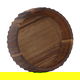 Al Saif Gallery Wooden Bowl, 15 cm, Small Round - Brown product image 2