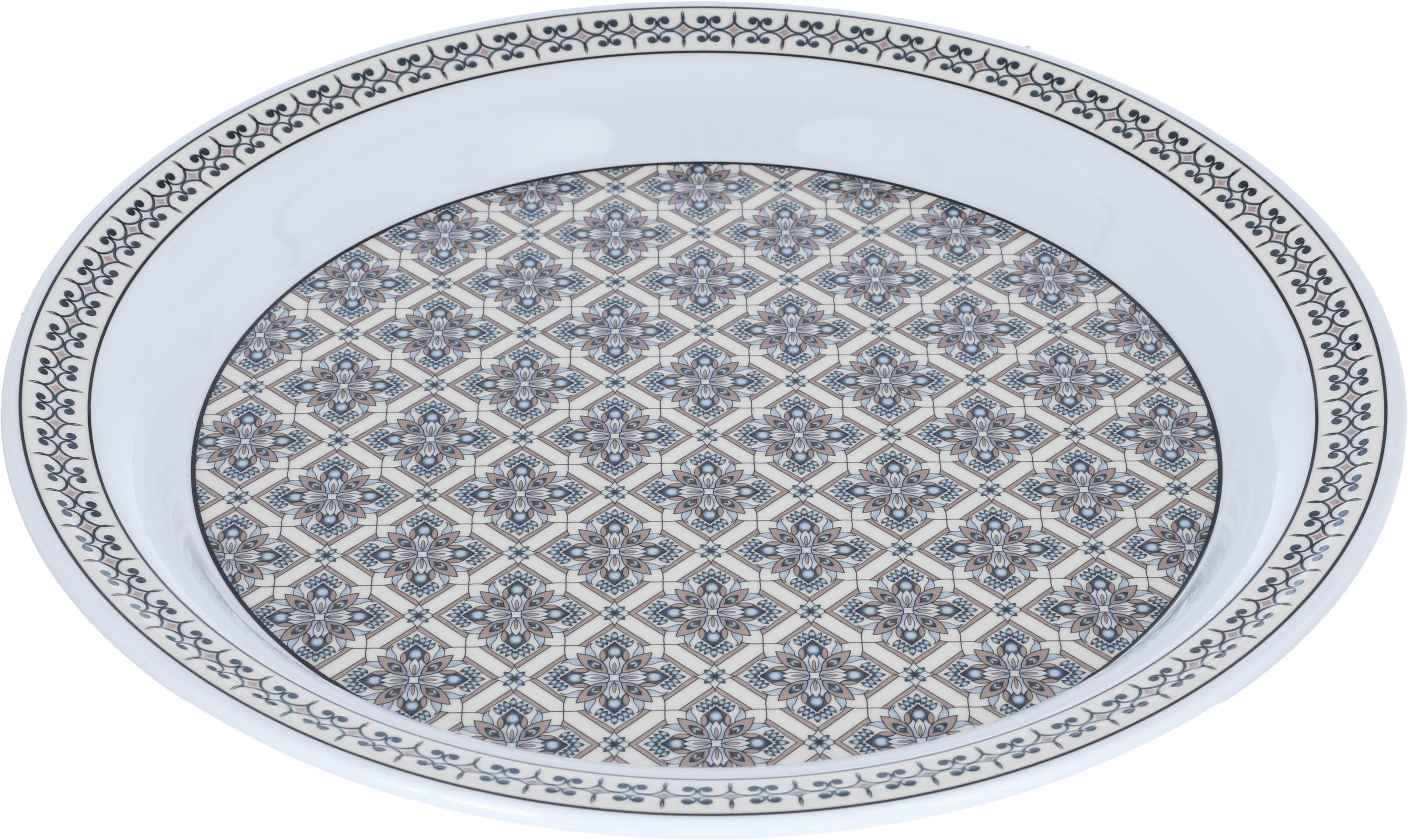 Al Saif Gallery Melamine Round Plate, 50 x 50 cm - Multi Color product image 1