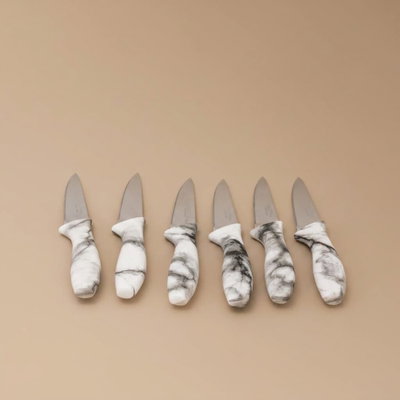 طقم سكاكين استيل السيف غاليري، 6 قطع - ابيض product image 1