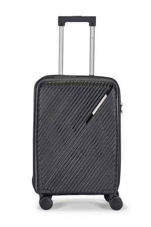 طقم شنط سفر بولي بروبيلين ليمرا، 3 مقاسات، 4 عجلات، بزاوية 360 درجة، LMA-PP518 - أسود product image 2