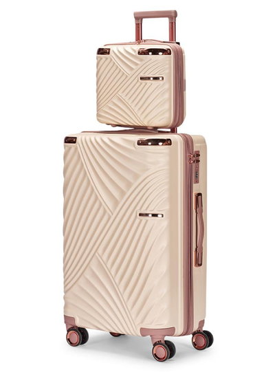 LIMRA Luggage Set, 4 Wheels, 4 Bags, Zipper Closure, 360° Rotating, WM-116 - Rose Gold Beige product image 6
