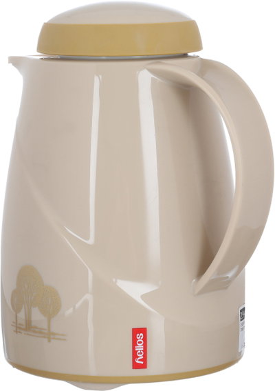 Helios thermos, 0.3 liters, tree pattern, thermal glass inner shell, plastic outer shell - beige product image 4