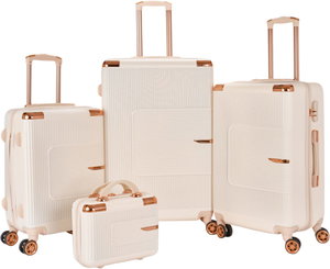 Limra OT-7010 Limra ABS Luggage Set, 4 Sizes, 4 Wheels, 360 Degree Rotating - Beige product image