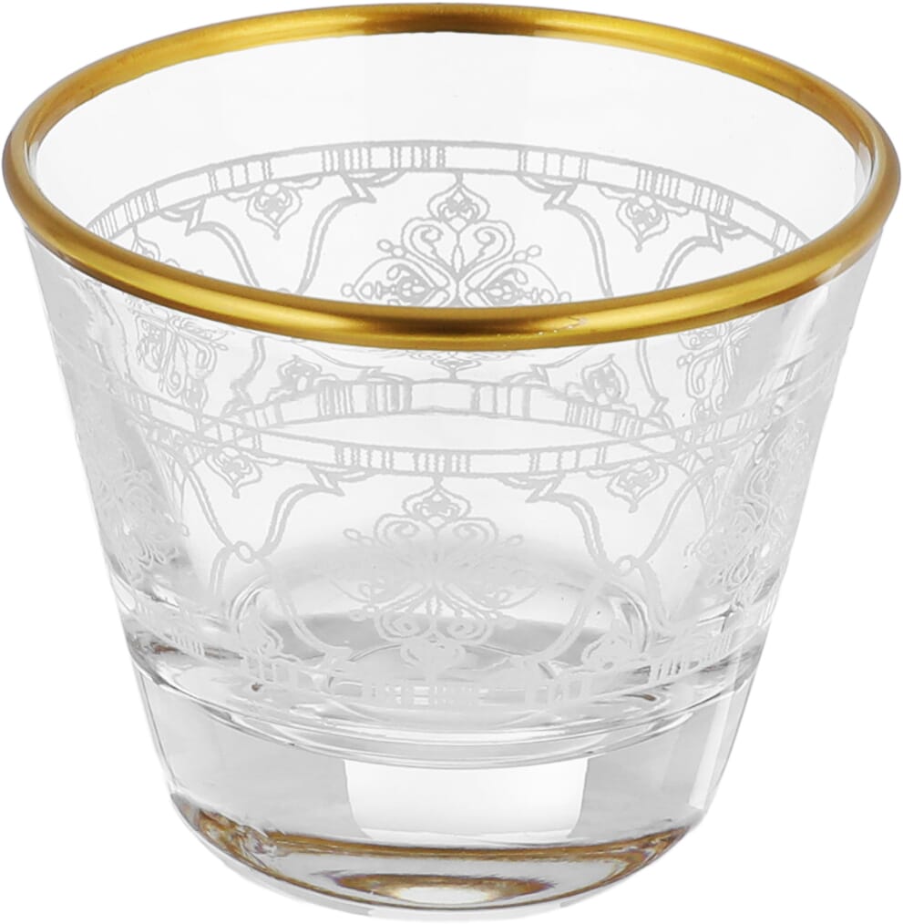 Al Saif Gallery crystal set, 50 pieces, white-transparent pattern product image 2