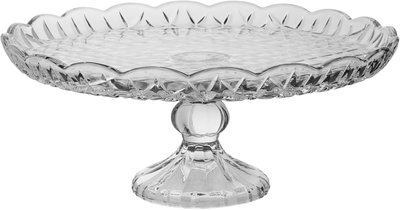Al Saif Gallery Glass Serving Stand, 30x30x30 cm, Round, Base - Transparent product image 2