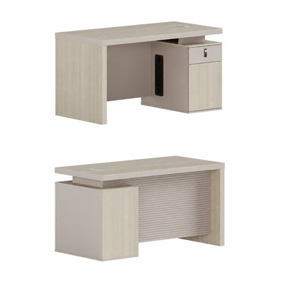 مكتب إداري مودرن خشب MDF، 160x70x75 سم - بيج product image 2