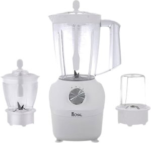 خلاط 3× 1 رويال، 400 واط، 1.75 لتر، سرعتين، RA-BG160 - ابيض product image