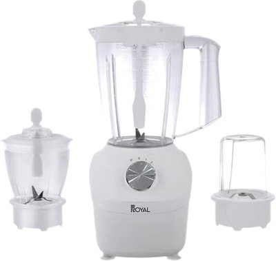 خلاط 3× 1 رويال، 400 واط، 1.75 لتر، سرعتين، RA-BG160 - ابيض product image 1