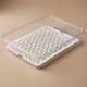 علبة تخزين أكريليك السيف غاليري، 30x24x7 سم، رف داخلي، مستطيل - شفاف product image 1
