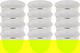 Al Saif Gallery Porcelain Arabic Coffee Cups Set, 80 ml, 12 Pieces - White product image 1