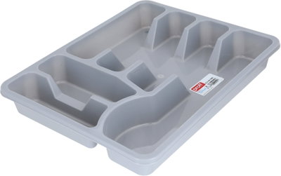 Proff plastic spoon and knife stand, 38 x 30 x 5 cm - gray product image 2