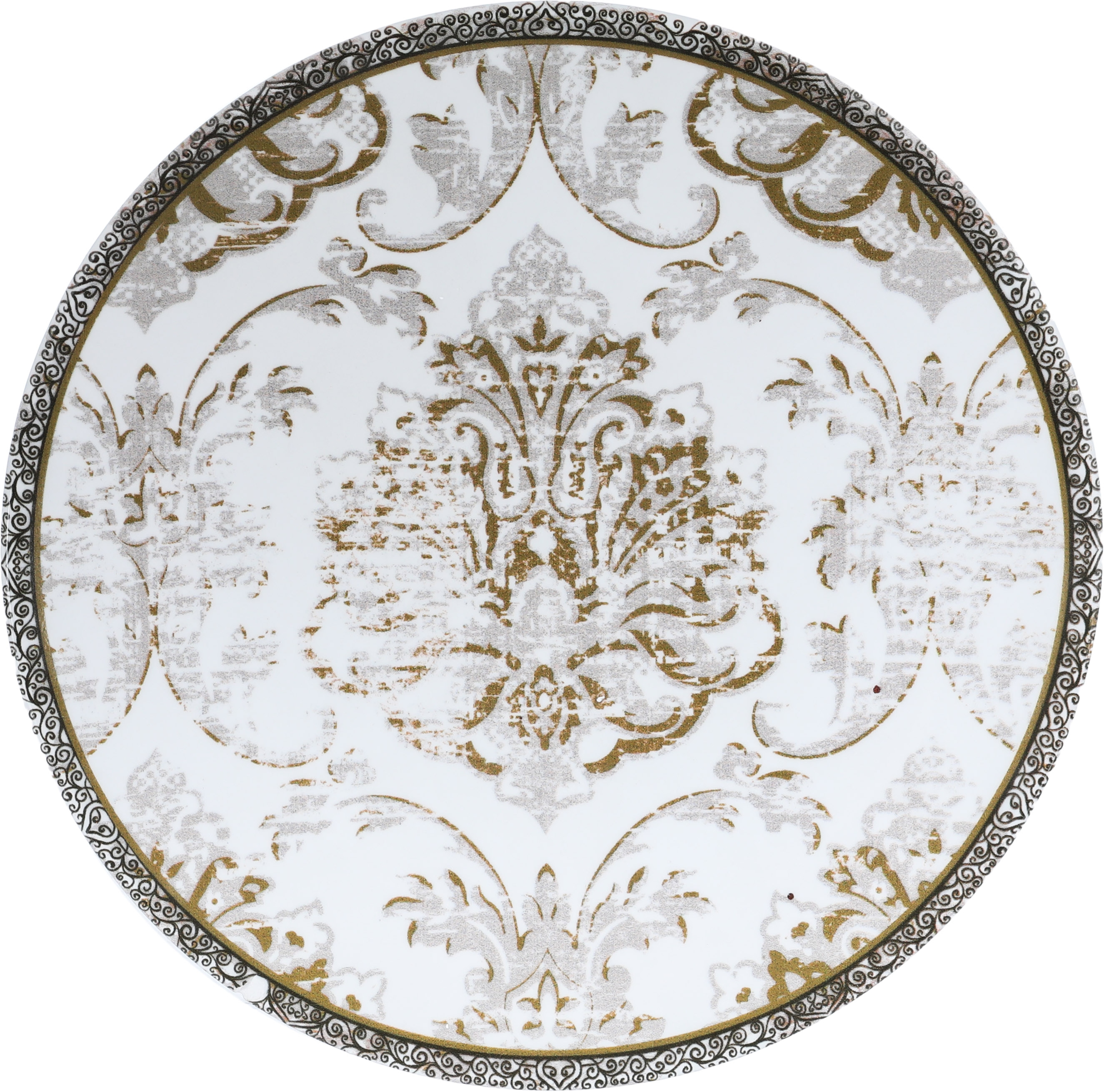 صحن تقديم بورسلان السيف غاليري، 26 سم، دائري - أبيض product image