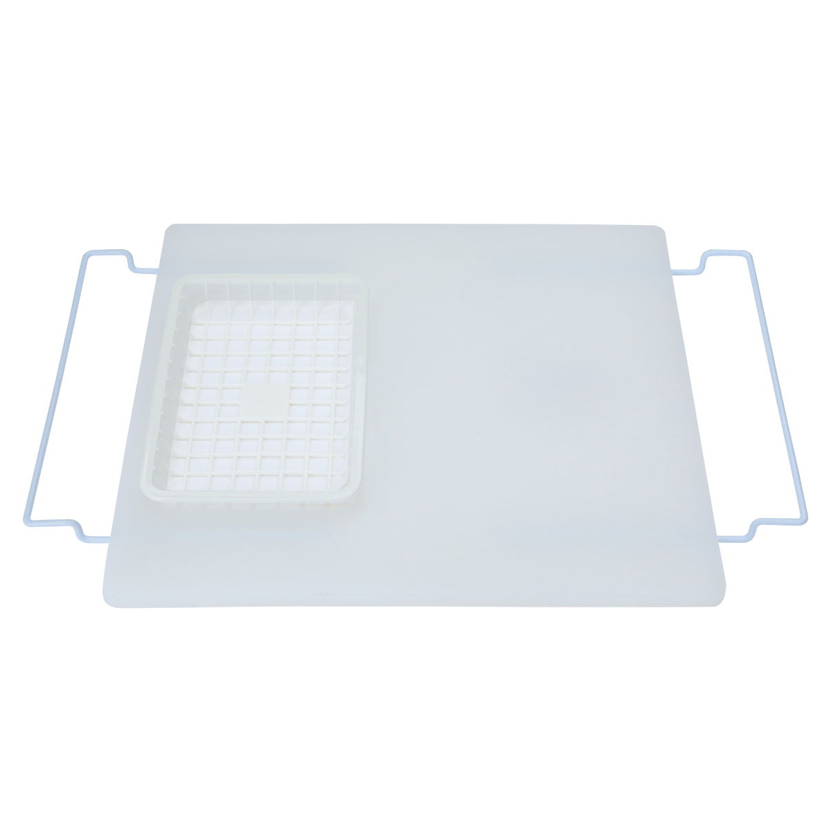Al Saif Gallery Plastic Chopping Board, with Strainer - White product image 1