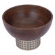 وعاء تقديم خشب السيف غاليري، 25x25x18 سم - بني product image 2