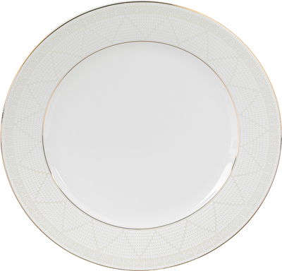 طقم تقديم سفرة بورسلان السيف غاليري، 86 قطعة - أبيض فضي product image 15