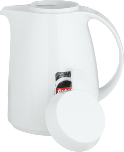 Helios Thermos, 0.3 Liter, Glass Interior, Push-Button Lid - Light Gray product image 5
