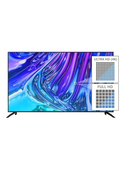 Dansat Dtd55Bu 55-Inch Frameless Smart TV, 4K UHD , QLED Screen, Google Play, Built-In Receiver - Black product image 3