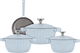 طقم قدور المونيوم روتبونت، 7 قطع - رمادي فاتح product image 1