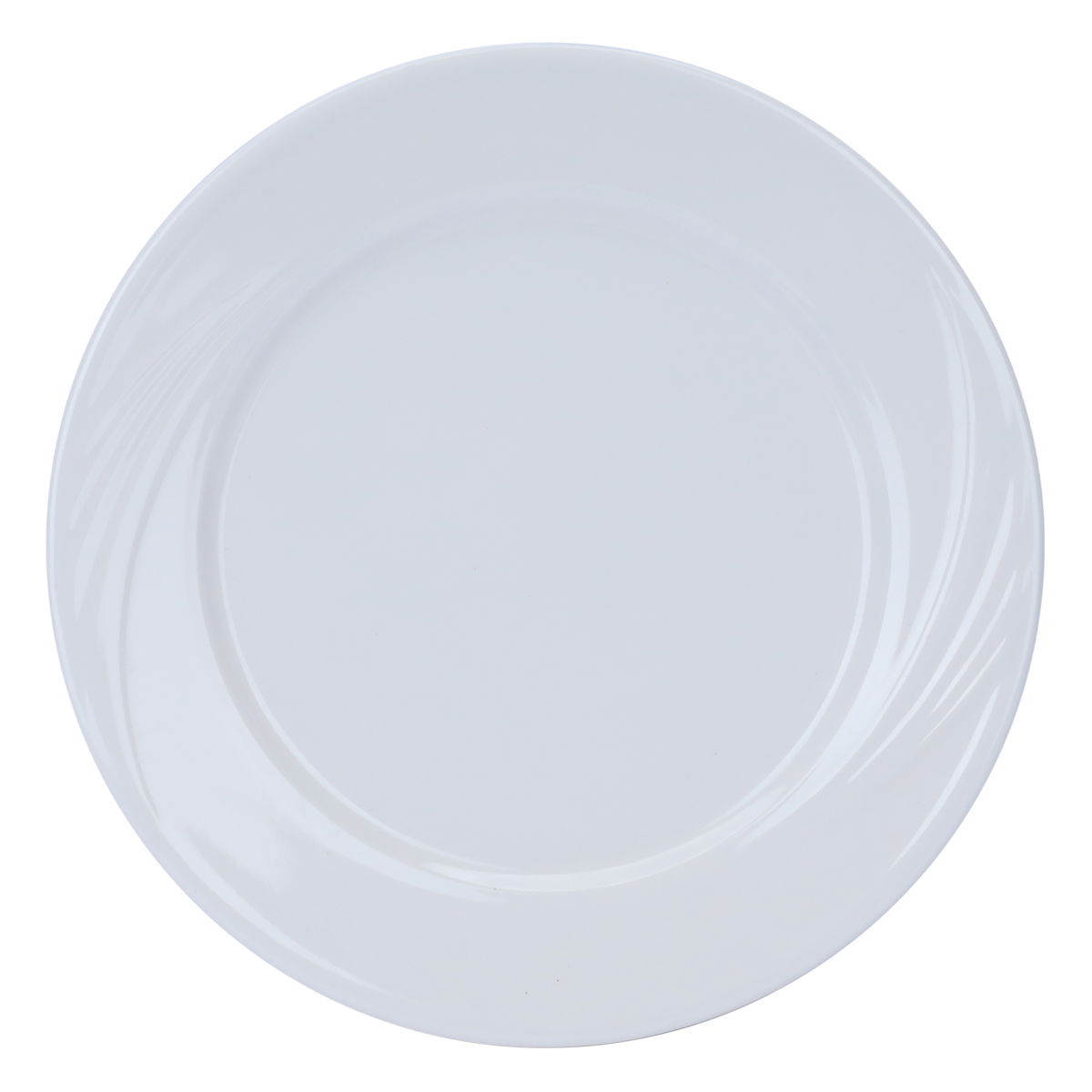 Al Saif Gallery melamine plate, 6.5 inches, flat round - white product image