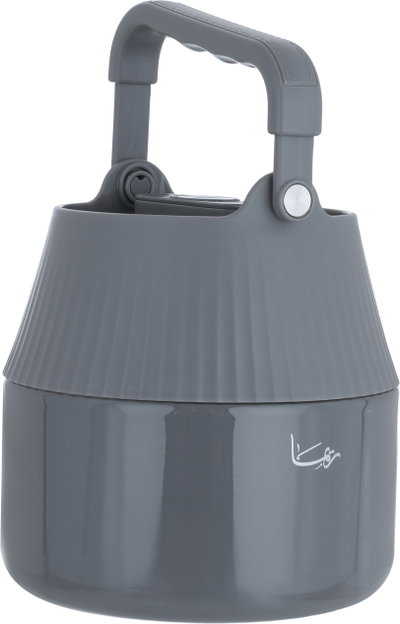Reema Steel Al Saif Gallery Thermos, 1 liter - Dark Grey product image 3
