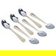طقم ملاعق حلا استيل السيف غاليري، 6 قطع - فضي product image 1