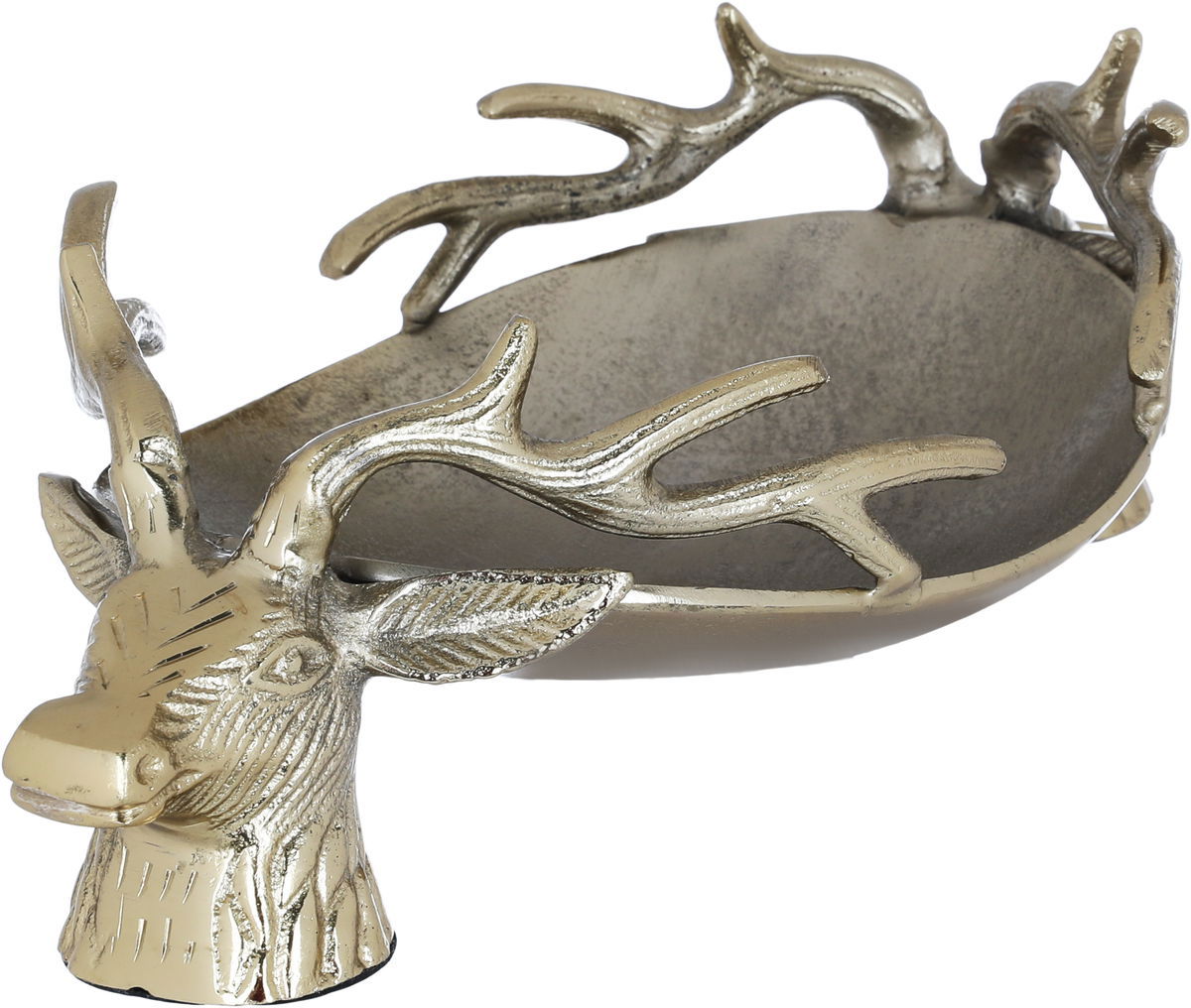 Steel Al Saif Gallery serving plate, 38 x 20 x 10 cm, oval - gold product image 4