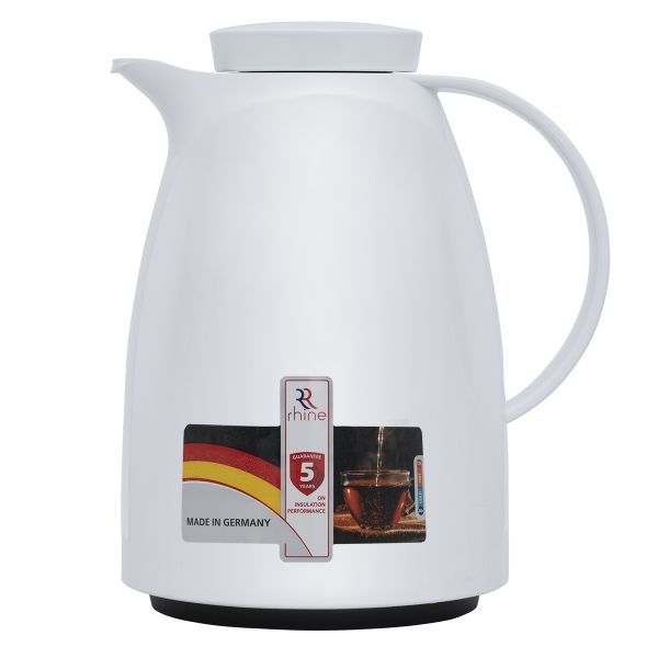 Alrhine Marcotec thermos, 600 ml, glass inner container, plastic outer shell - white product image