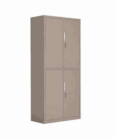 دولاب ملفات معدن، 185×85×40 سم - بيج product image 2