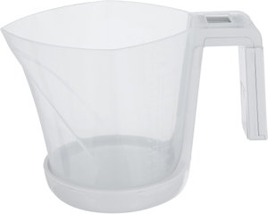 Edison Cup Digital Kitchen Scale, Maximum Weight Capacity 5 Kg - Clear White product image 2