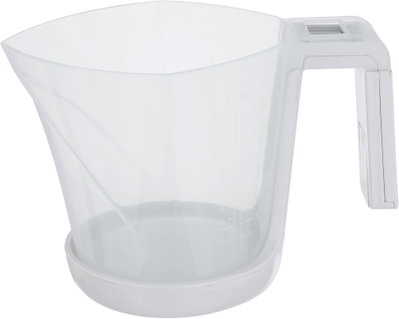 Edison Cup Digital Kitchen Scale, Maximum Weight Capacity 5 Kg - Clear White product image 2