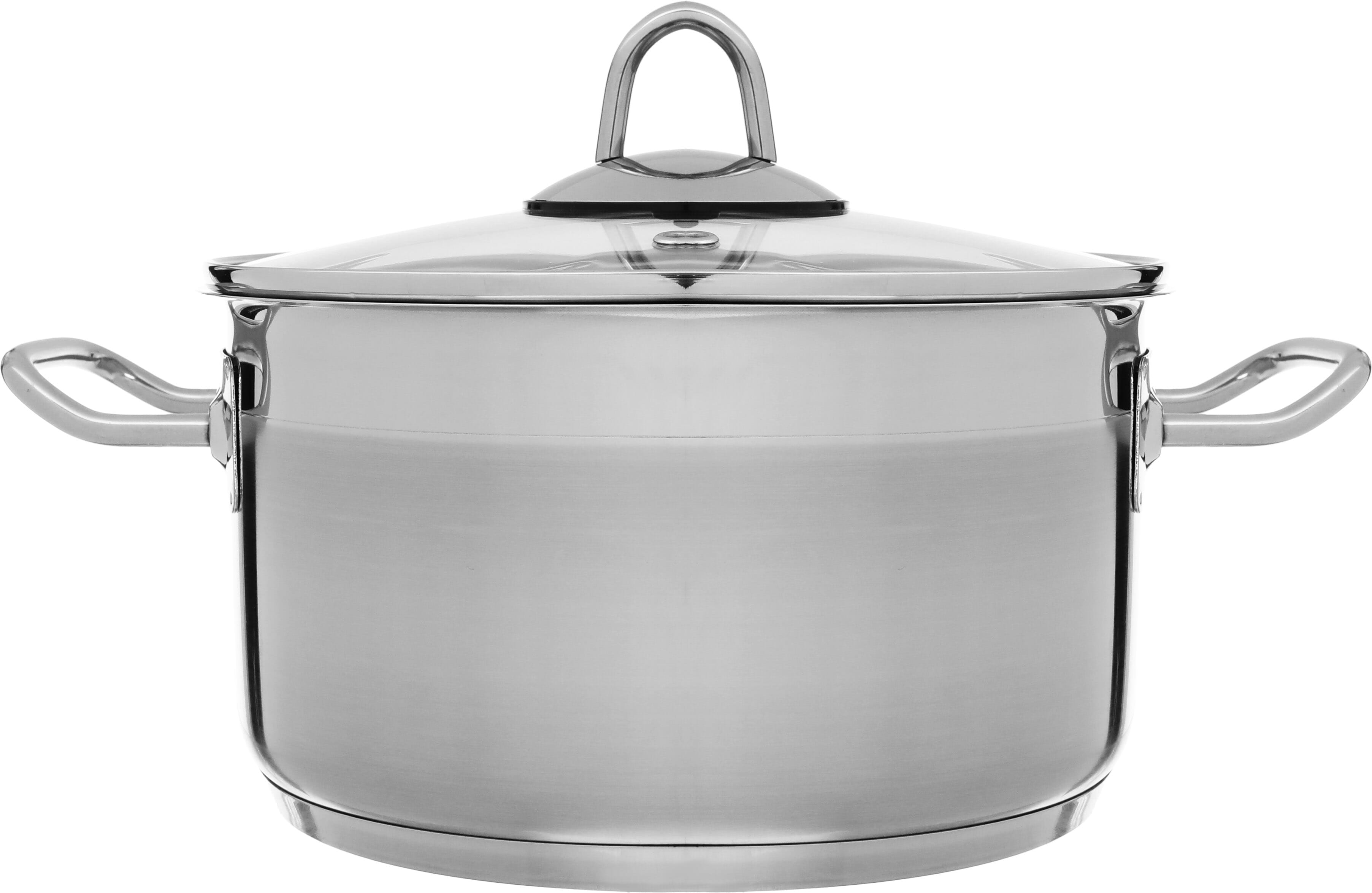 طقم قدور استيل هاشفير، 10 قطع - فضي product image 1