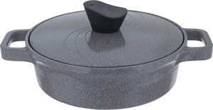 طقم قدور جرانيت تورنادو، 9 قطع - رمادي product image 5