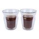 Al Saif Gallery Arabic coffee cups set, thermal glass, 80 ml, 2 pieces -Clear product image 1