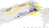 Al Saif Gallery plastic serving tray, 30 x 19 x 2.7 cm, rectangle - white product image 2