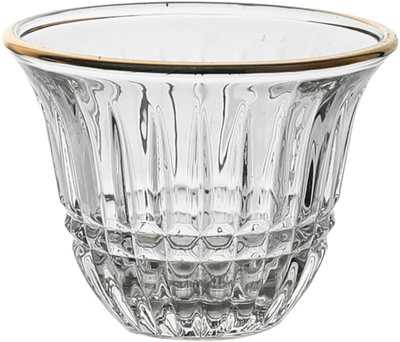 Al Saif Gallery glass coffee cup set, 6 pieces - white product image 2