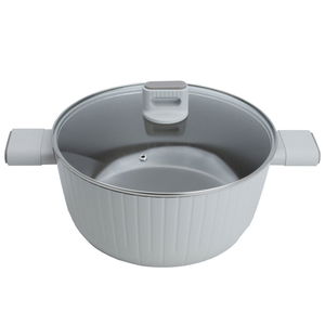 Robust Granite Cookware Set, 9 Pieces, with Glass Lid - Beige product image 2