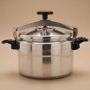 Alsaif Plus Aluminum Pressure Cooker, 9 Liter - Silver product image