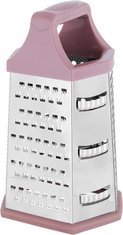 Al Saif Gallery Steel grater, 6 faces - silver and rose product image 4
