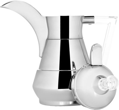 AlSaif Gallery Suleiman 2 Thermos, 0.35 L, Inner Glass, Outer Stainless Steel - Silver product image 5