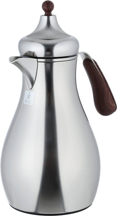 Al Saif Gallery Sama Thermos Set, 0.7/1 Liter, 2 Pieces, Inner Glass Container, Stainless Steel Outer Body - Silver product image 9