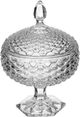 Al Saif Gallery glass cup, 16 x 24 cm, with lid - transparent product image 1
