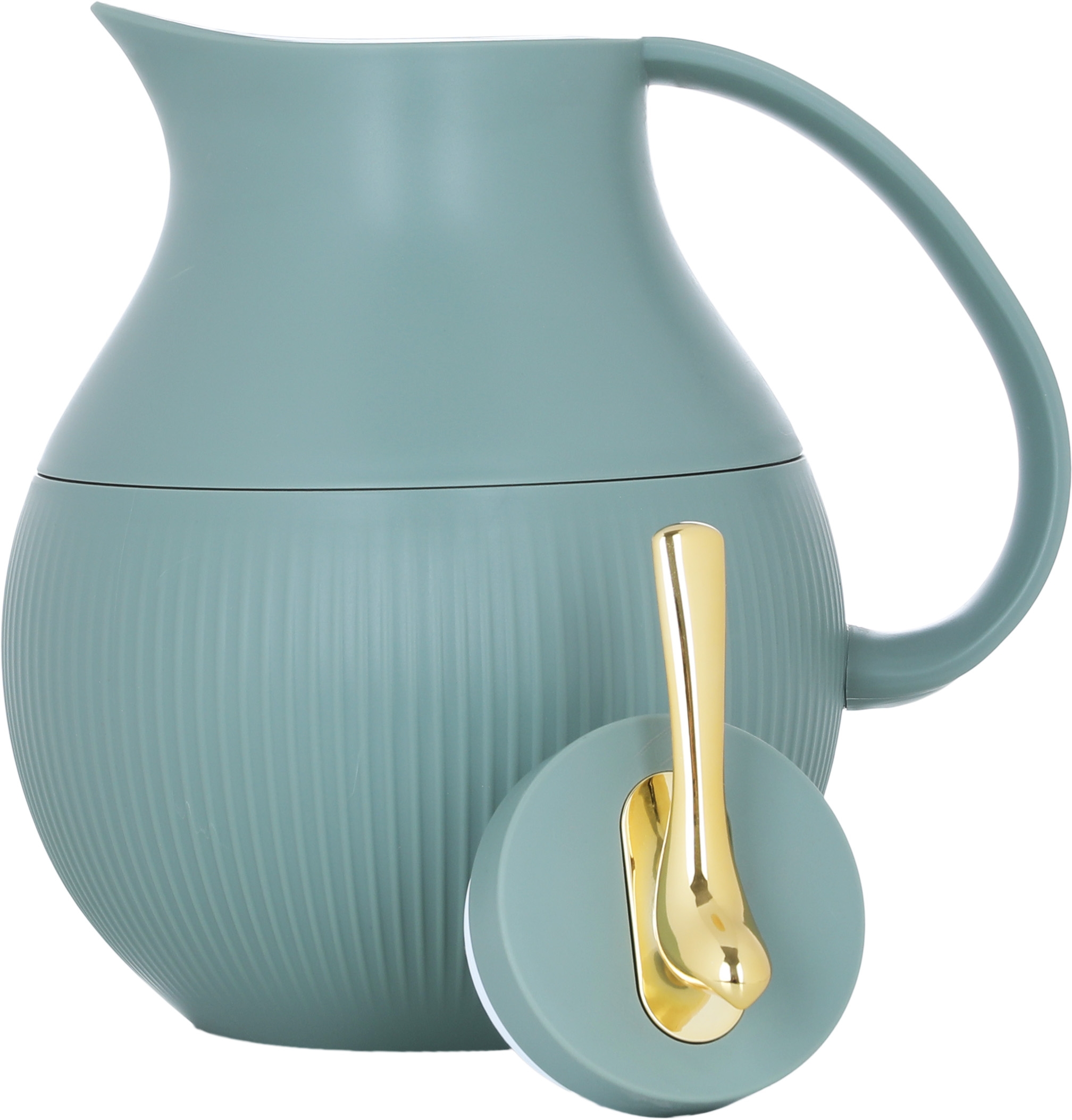 ترمس رويال 6 السيف غاليري، 950 ملل، حافظة داخلية زجاج، هيكل خارجي بلاستيك - أخضر product image 2