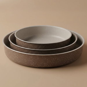 Red Flame Aluminum Oven Trays Set, 3 Pieces - Brown product image