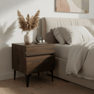 كومدينه خشب ام دي اف، 48×40×40 سم، 2 درج - بني product image