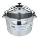 Alsaif Plus Aluminum Pressure Cooker, 75 Liters - Silver product image 3