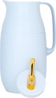 Al Saif Gallery Royal 6 thermos, 1.6 liters, glass inner container, plastic outer shell - light gray product image 3